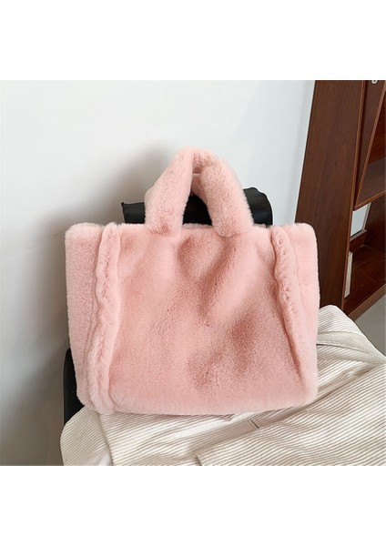 Kadın Tote Peluş Tek Omuz Çapraz(Yurt Dışından)