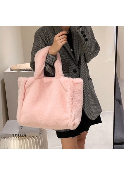 Kadın Tote Peluş Tek Omuz Çapraz(Yurt Dışından) fiyatları