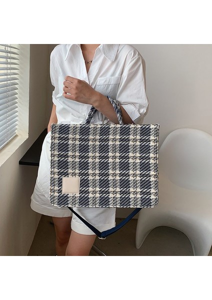 Kanvas Ekose Çanta (Yurt Dışından)