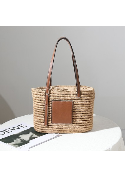 Rattan Hollow Hasır Çanta(Yurt Dışından)