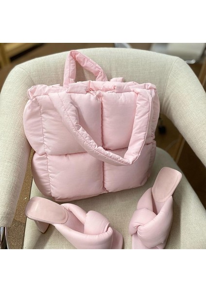 Dolgulu Büyük Bez Çanta(Yurt Dışından)