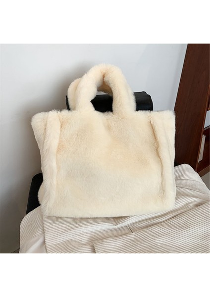 Kadın Tote Peluş Tek Omuz Çapraz(Yurt Dışından)
