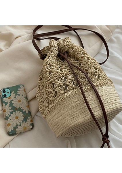 Hasır Bayan Ipli Çanta Günlük Tatil Plaj Çantası(Yurt Dışından) fiyatları