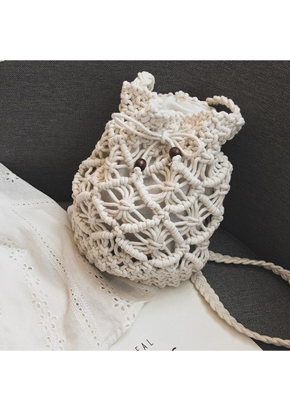 Pamuk Ipli Kova Omuz Çantası(Yurt Dışından)