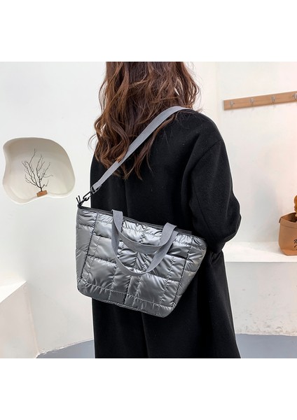Sıcak Tote Naylon Kapitone Kadın Omuz Çanta(Yurt Dışından) modelleri