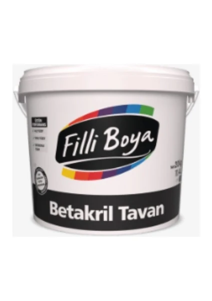 Filli Boya Betakril Tavan Boyası Yeni 3,5 kg