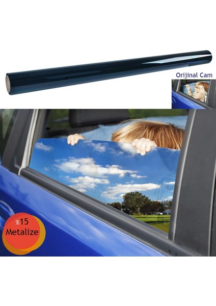 GT-200 2 Ply Çizilmez 152 cm x 30 mt %15 Metalize Cam Filmi fiyatları
