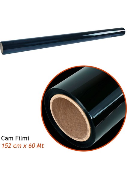GT-200 2 Ply Çizilmez 152 cm x 30 mt %15 Metalize Cam Filmi modelleri