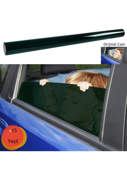 GT-200 2 Ply Çizilmez 152 cm x 30 mt %15 Green Cam Filmi fiyatları