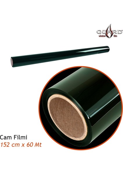 GT-200 2 Ply Çizilmez 152 cm x 30 mt %15 Green Cam Filmi modelleri