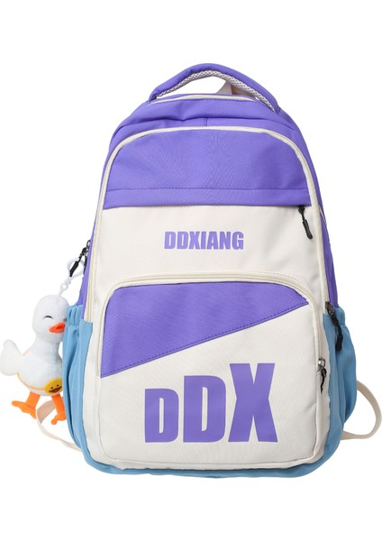 Basit Büyük Kapasiteli Öğrenci Sırt Çantası (Yurt Dışından)