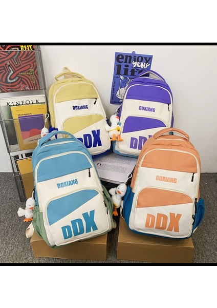 Basit Büyük Kapasiteli Öğrenci Sırt Çantası (Yurt Dışından) fiyatları