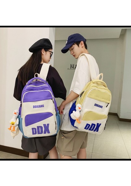 Basit Büyük Kapasiteli Öğrenci Sırt Çantası (Yurt Dışından) indirimleri