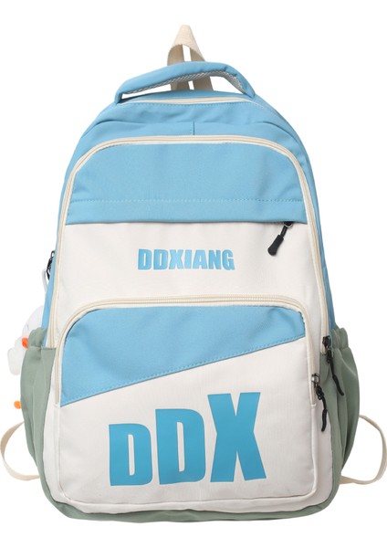 Basit Büyük Kapasiteli Öğrenci Sırt Çantası (Yurt Dışından)