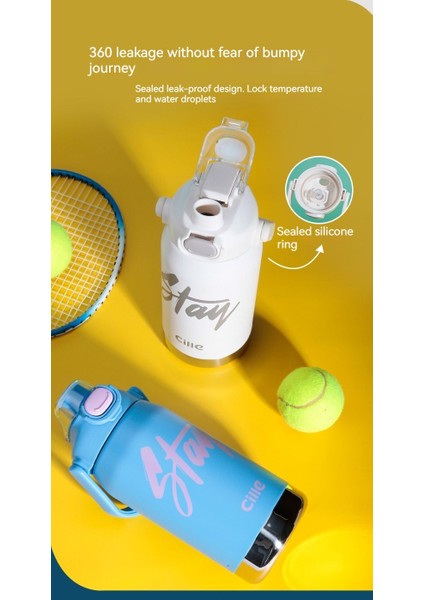 1200 ml. Paslanmaz Çelik Termos - Mavi (Yurt Dışından)