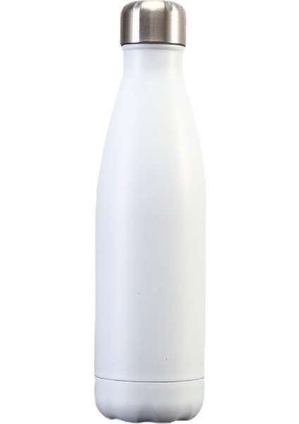 500 ml. Paslanmaz Çelik Termos - Beyaz (Yurt Dışından)