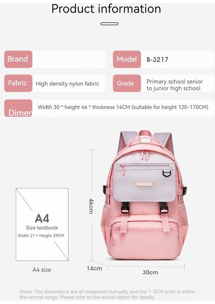 Hafif Günlük Öğrenci Sırt Çantası (Yurt Dışından) fiyatları