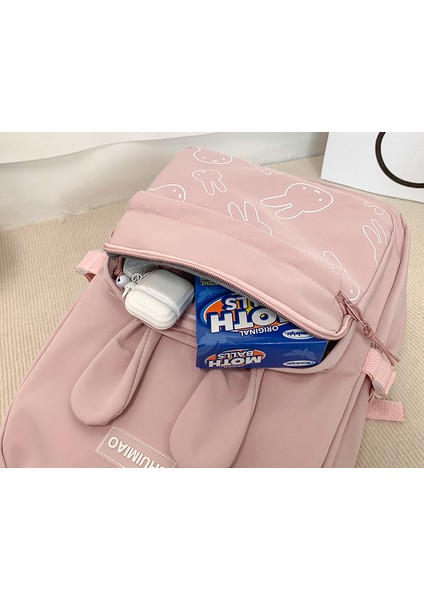 Baskılı Tavşan Büyük Kapasiteli Okul Çantası (Yurt Dışından) fiyatları