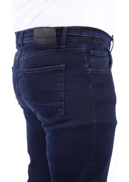 Mocgrande Erkek Büyük Beden Kot Pantolon Power Lycra 20001-LACIVERT modelleri