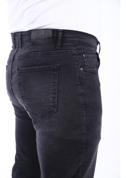 Mocgrande Erkek Büyük Beden Kot Pantolon Power Lycra 20001-ANTRASIT