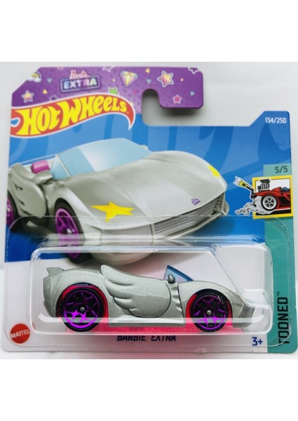 Barbie Extra Car Tooned 1:64 Ölçek Hot Wheels Marka 5/5
