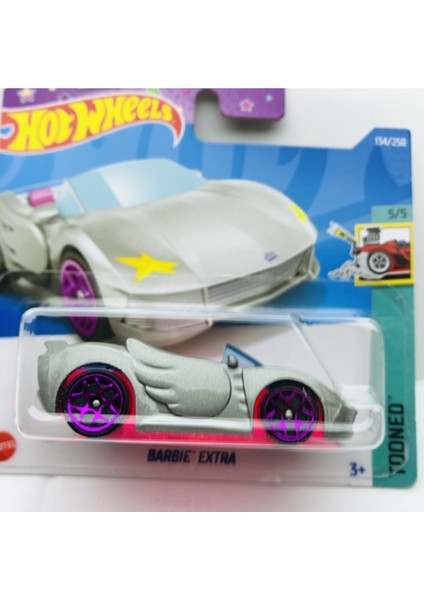Barbie Extra Car Tooned 1:64 Ölçek Hot Wheels Marka 5/5