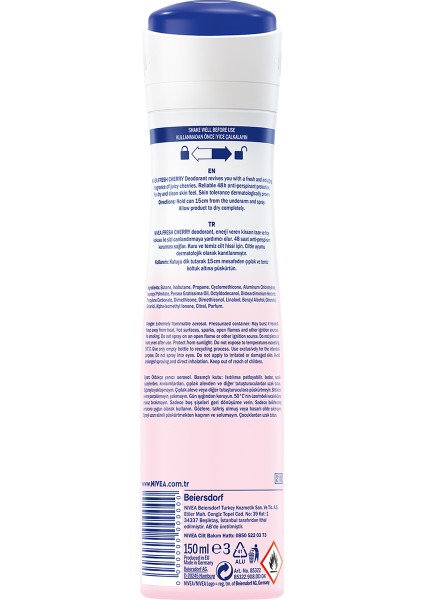 Fresh Cherry Deodorant 150 ml