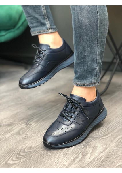 Hakiki Deri Tam Ortopedik Casual Erkek Ayakkabı