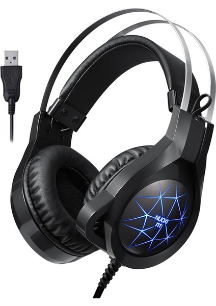 N1 Rgb Gaming Kulaküstü Kablolu Oyuncu Kulaklığı Gürültü Engelleyici Kulaklık ALL-35449