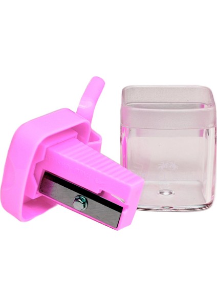 Tek Gözlü Mini Box Kalemtıraş Pastel Pembe fiyatları