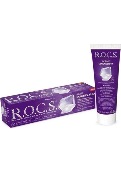 Aktif Magnezyum - Diş Minesi Besleyici Günlük Diş Macunu 94G (RCS101)