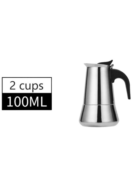 Paslanmaz Çelik Kahve Makinesi Pot Mocha Espresso Latte Percolator Soba Kahve Makinesi Cafetiere Latte Stopetop Içecek Kahve Aracı | Kahve Tencereler