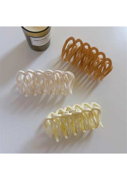 6 Adet Tabaka Saç Klipsi Şık Basit Lüks ve Düşük Anahtarlı Saç Klibi (Yurt Dışından) modelleri