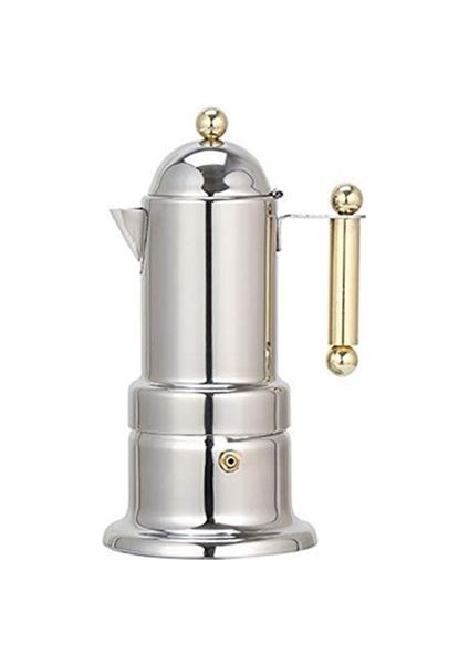 Paslanmaz Çelik Moka Pot Stopetop Espresso Kahve Makinesi Güvenlik Vanası ile Kahve Eşyaları Mutfak Aletleri | Kahve Tencere