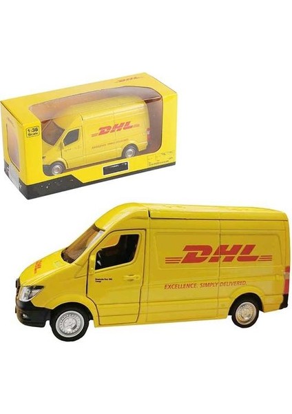 Yeni 15 cm 1/36 Ticari Metal Alaşımlı Araç Express Dhl Geri Driecasts Kamyon Modeli Oyuncak Araba Koleksiyonu Hediye Doğum Günü Hediyesi | Diecasts oyuncak Araçlar