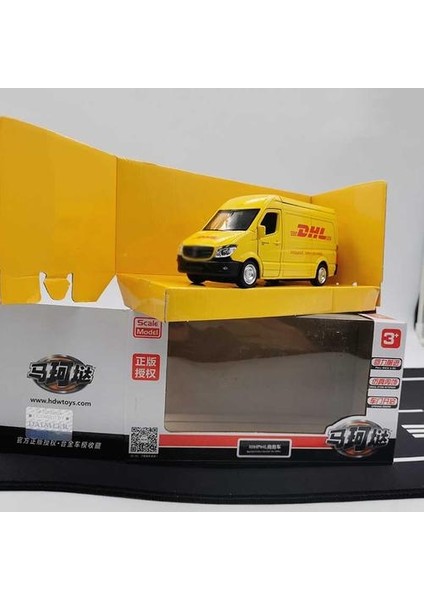 Yeni 15 cm 1/36 Ticari Metal Alaşımlı Araç Express Dhl Geri Driecasts Kamyon Modeli Oyuncak Araba Koleksiyonu Hediye Doğum Günü Hediyesi | Diecasts oyuncak Araçlar