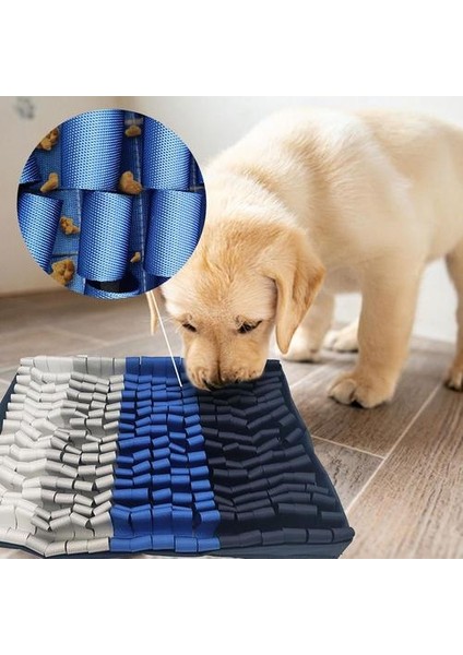Snuffle Mat Pet Kaçak Gıda Anti Boğulma Mat Kedi Köpek Eğitim Battaniye Burun Çalışma Oyuncak Pet Yavaşlama Besleme Mat |(Yurt Dışından)