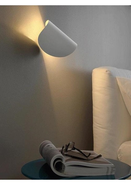 7W Başucu Duvar Lambası Döndürmek LED Yaratıcı Lambalar Duvar Koridor Oturma Odası Yatak Odası Başucu Lambası Kapalı ve Açık | LED Iç Duvar Lambaları (Sıcak Işık)