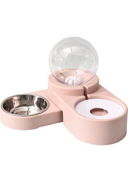 Pet Kedi Köpek Su Gıda Besleyici Otomatik Dağıtıcı 1.8l Kabarcık Konteyner Yeme Içmek Için Paslanmaz Çelik Kase | Köpek Beslemesi