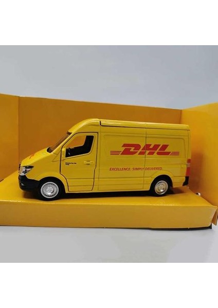 Yeni 15 cm 1/36 Ticari Metal Alaşımlı Araç Express Dhl Geri Driecasts Kamyon Modeli Oyuncak Araba Koleksiyonu Hediye Doğum Günü Hediyesi | Diecasts oyuncak Araçlar