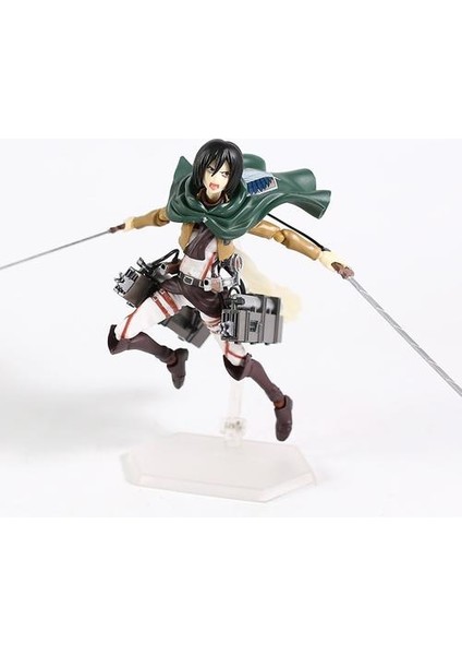 15 cm Anime Titan 213 Levi Figure Mikasa Ackerman 203 Eren Yeager 207 Hareketli Montaj Heykelcik Model Oyuncak Dıy Hedıye | Aksiyon Figürleri