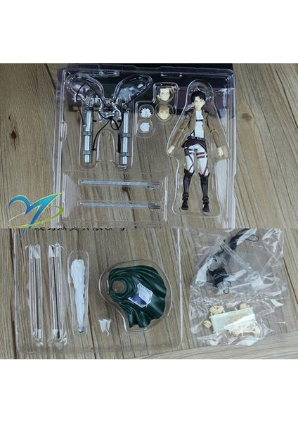 15 cm Anime Titan 213 Levi Figure Mikasa Ackerman 203 Eren Yeager 207 Hareketli Montaj Heykelcik Model Oyuncak Dıy Hedıye | Aksiyon Figürleri