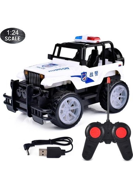 1:24 Kir Bisiklet Rc Araba Elektrik Ses ve ışık 1/16 Radyo Uzaktan Kumandalı Suv Off Yol Araçları Polis Arabaları Oyuncaklar Çocuklar Için RC001 | Rc Arabalar(Yurt Dışından)