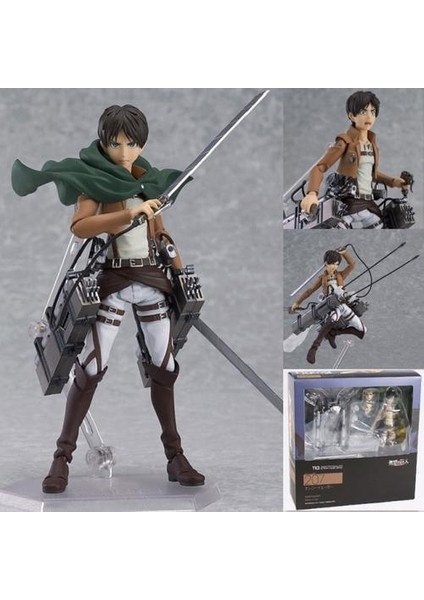 15 cm Anime Titan 213 Levi Figure Mikasa Ackerman 203 Eren Yeager 207 Hareketli Montaj Heykelcik Model Oyuncak Dıy Hedıye | Aksiyon Figürleri(Yurt Dışından)