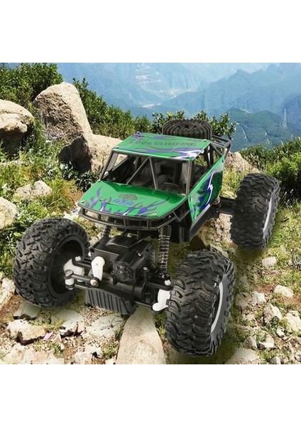 Uzaktan Kumanda Araba 2.4g 4WD Tırmanma 1:14 Oyuncak Erkekler Için Buggy Off Road Rc Kamyon Çocuklar Için Yüksek Hız Elektrikli Araç Hediye | Rc Arabalar (Yeşil)