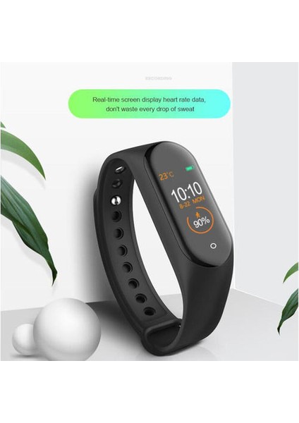 M4 Smartband Bileklik Kalp Hızı / Kan / Basınç / Nabız / Pedometre Spor Akıllı Izle Bilezik Sağlık Fitness Bilezik(Yurt Dışından)