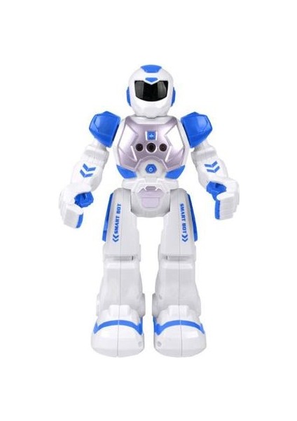 (Büyük Boy 26 Cm) Rc Uzaktan Kumanda Robot Akıllı Eylem Yürüyüş Sing Dans Figure Jest Sensörü Oyuncaklar Hediye Çocuklar Için | Rc Robot (Mavi)