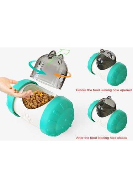 Çok Kullanımlı Yavru Kedi Malzemeleri Sallanan Ayı Gıda Kaçak Oyuncak Köpek Oyuncaklar Pet Aksesuarları Gıda Dağıtıcı Pet Ürünleri | Kedi Oyuncakları (Sarı) indirimleri