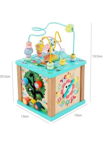 Çocuk Oyuncakları Montessori Ahşap Oyuncaklar 6 Yan Zeka Kutusu Eğitim Oyunu Bulmaca Matematik Oyuncaklar Bebek Erken Eğitici Oyuncaklar Çocuklar Için | Matematik Oyuncakları