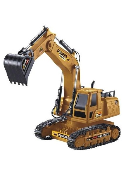 1:18 Rc Kamyon Büyük Rc Uzaktan Kumanda Ekskavatör Traktör Modeli Mühendisliği Araba 2.4g Radyo 680 Rotasyon Kazma Toprak Ses Oyuncak | Rc Arabalar